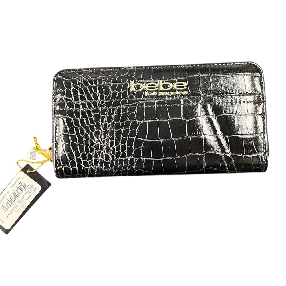 Bebe Evelyn Croco wallet